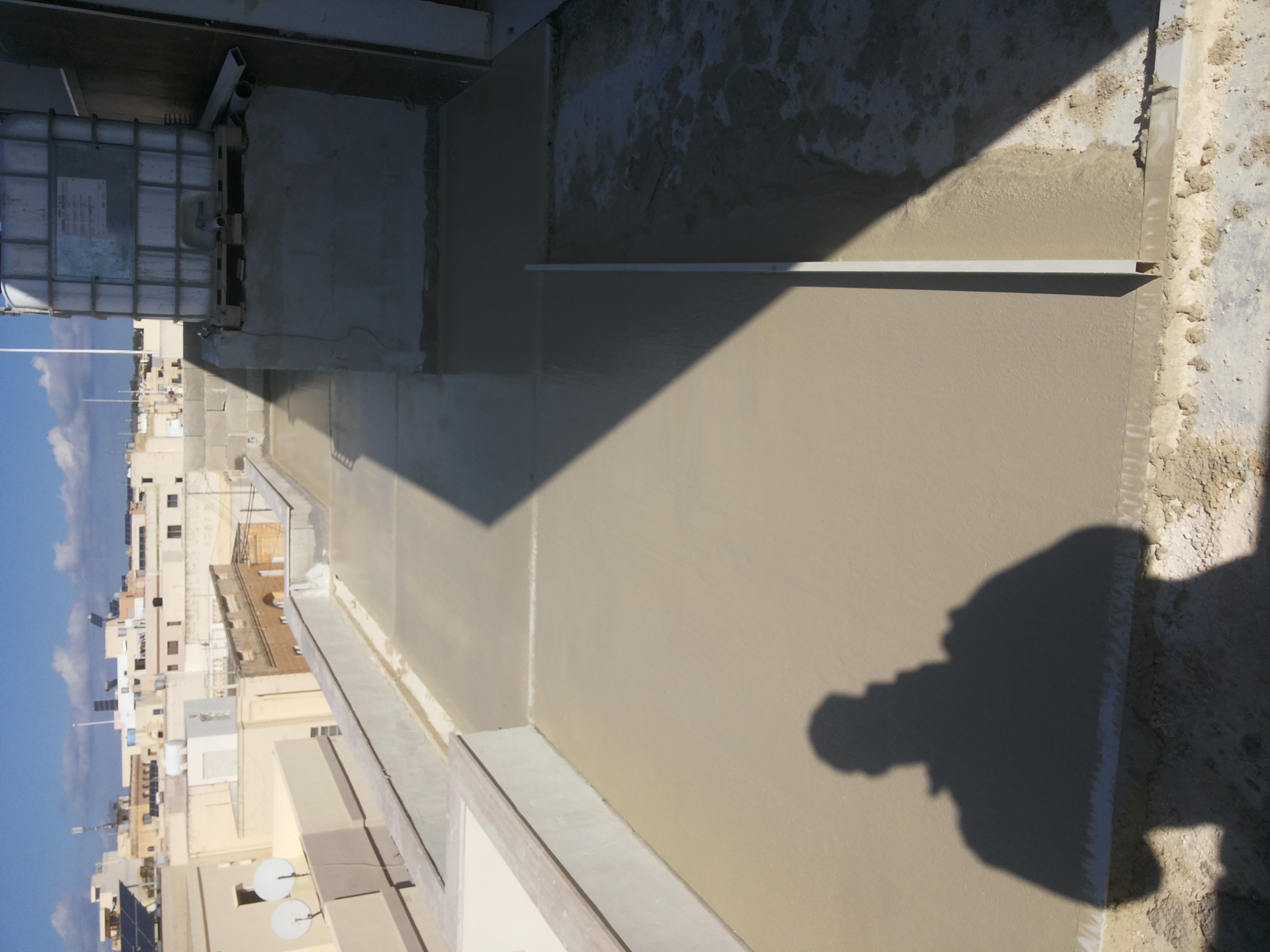 Birzebbuga terrace screed